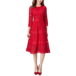 Adele Berto Womens  Midi Dress
